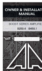 Addictive audio BOOST Series Manuel d'utilisation et d'installation