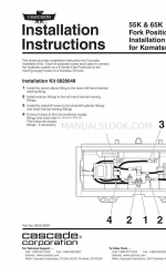 cascade corporation 55K Installatie-instructies