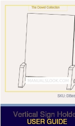 DANDELION Dowel DB8511SHVT ユーザーマニュアル