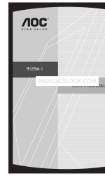 AOC 912Sws-1 Podręcznik użytkownika