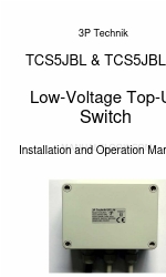 3P Technik TCS5JBLA Installation And Operation Manual