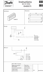 Danfoss 084B8070 Instrukcja obsługi