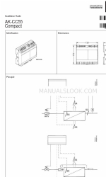 Danfoss AK-CC55 Installationshandbuch