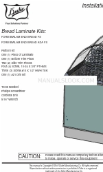 Duke FORM BWLAM END BREAD ADA FS Instrukcja instalacji