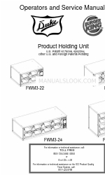 Duke FWM3-24-240 Manual do operador e de serviço