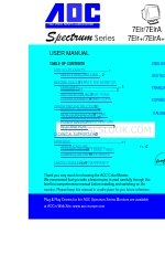 AOC Spectrum 7Elr+ Panduan Pengguna