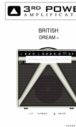 3rd Power BRITISH DREAM 112 COMBO & HEAD User Manual