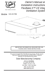 Duke FLEXBAKE 5 Manual del usuario e instrucciones de instalación