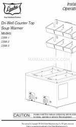 Duke CSW-1 Manuale di installazione e funzionamento