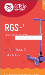 3S RGS-1 Instructions & Care Manual