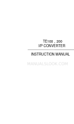 3S TE100 Instruction Manual