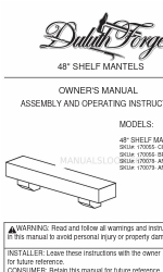 Duluth Forge 170055 Instrukcja obsługi