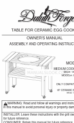 Duluth Forge CT-M-1 Manuale d'uso