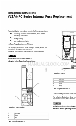 Danfoss VLT FC Series Manual de instrucciones de instalación