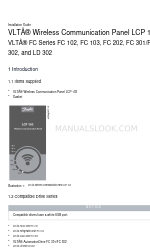 Danfoss VLT FC Series Manual de instalación