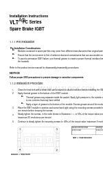 Danfoss VLT FC Series Spare Brake IGBT Installation Instructions