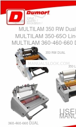 Dumor MULTILAM 350 RW DUAL Manual del usuario