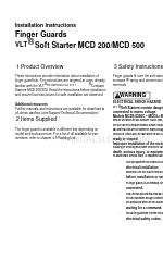 Danfoss vlt soft starter mcd 500 Manual de instrucciones de instalación