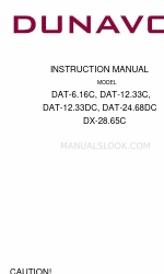 Dunavox DAT-12.33DC Instrukcja obsługi