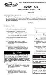 cashco 345 Installation, Operation & Maintenance Manual