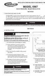 cashco 6987 Pengoperasian & Pemeliharaan Instalasi