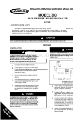 cashco BQ Manuel d'installation, d'utilisation et d'entretien