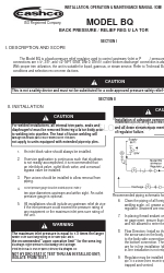 cashco BQ Manuel d'installation, d'utilisation et d'entretien