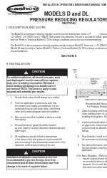 cashco D Instrukcja instalacji, obsługi i konserwacji