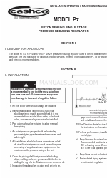 cashco P7 インストレーション、オペレーション＆メンテナンスマニュアル