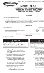 cashco SLR-1 Руководство по установке, эксплуатации и техническому обслуживанию