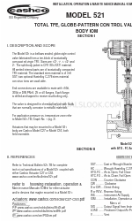 cashco 521 Handbuch für Installation, Betrieb und Wartung