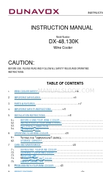 Dunavox DX-48.130K Kullanım Kılavuzu