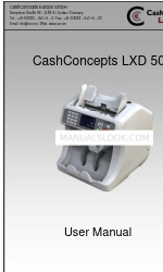 CashConcepts LXD 50 Gebruikershandleiding