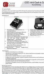 CashConcepts CCE 1810 Cash & Card Manuel abrégé