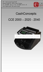 CashConcepts CCE 2000 Руководство