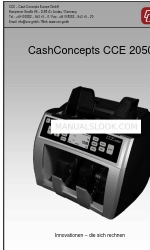 CashConcepts CCE 2050 Manuel