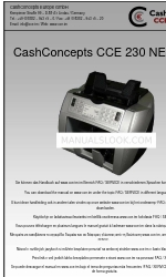 CashConcepts CCE 230 NEO Handbuch