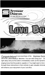 Duncan Lava Box SFX-05 Instrukcja obsługi produktu