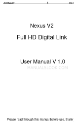 AOMWAY Nexus V2 Manuel de l'utilisateur