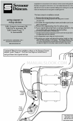 Duncan Hot for Jaguar SJAG-2 Schema di cablaggio