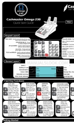 Cashmaster Omega 230 Manuel de démarrage rapide