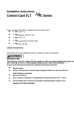 Danfoss VLT AutomationDrive FC 301 Manual de instrucciones de instalación