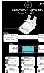 Cashmaster Sigma 105 Manual de início rápido
