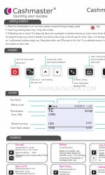 Cashmaster Sigma 105 Manual de início rápido