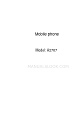 AONYSTAR A2707 Manual