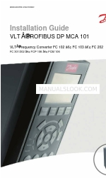 Danfoss VLT FC 103 Посібник з монтажу