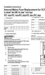 Danfoss VLT FC 103 Інструкція з монтажу Посібник з монтажу