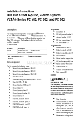 Danfoss VLT FC 20 Manual de instruções de instalação