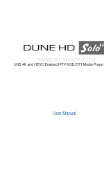 DUNE HD SOLO LITE ユーザーマニュアル