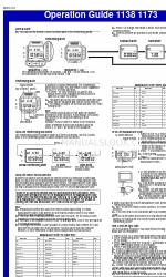 Casio 1138 Manuale operativo